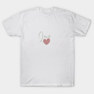 Swirly Love T-Shirt